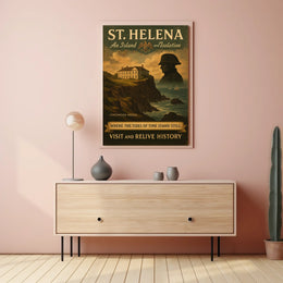 St. Helena An Island of Isolation Poster