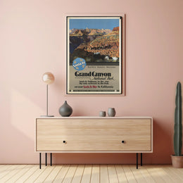 Grand Canyon Vintage Travel Poster Print
