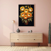 Sunflower Smiles Poster