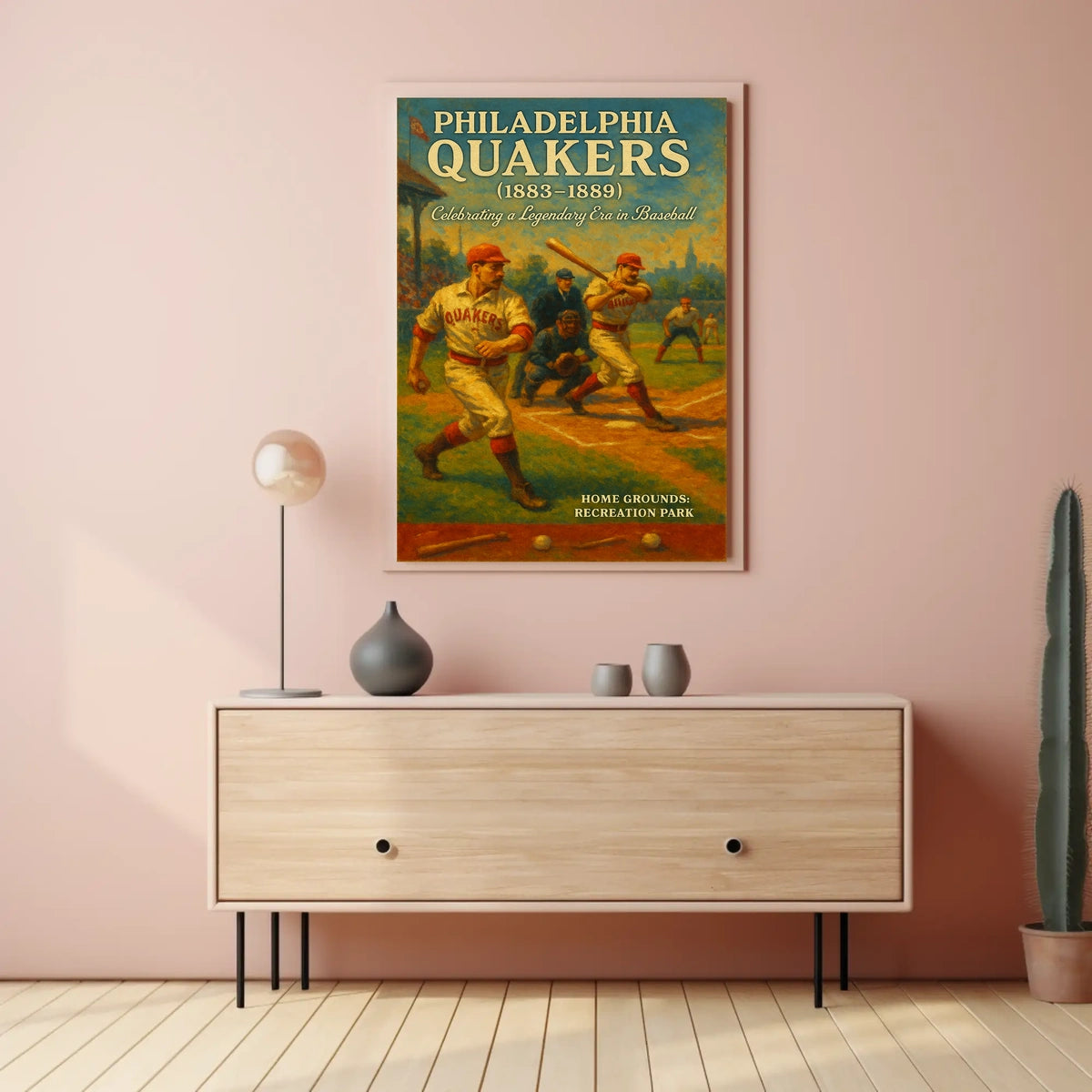 Philadelphia Quakers Celebrating A Poster