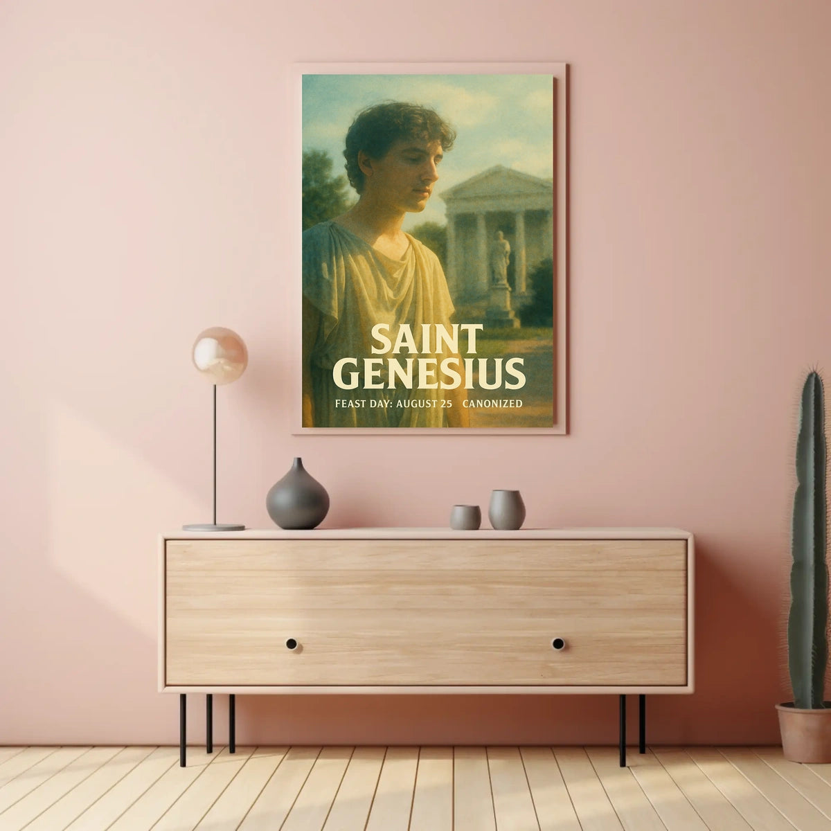 Saint Genesius Poster