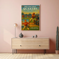 Philadelphia Quakers Baseball Era Poster