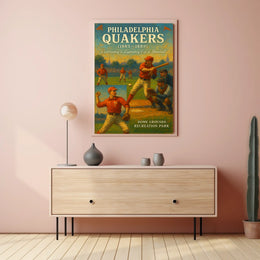 Philadelphia Quakers Baseball Era Poster