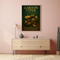 Gaboon Viper Natures Master of Stealth Poster
