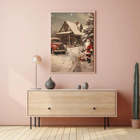 Winter Wonderland With Santa Poster