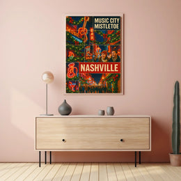 Music City Mistletoe Poster
