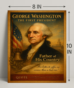 George Washington The First President Poster PosterGoat
