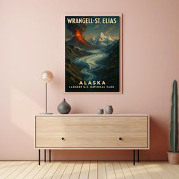 Wrangell-St. Elias National Park Poster