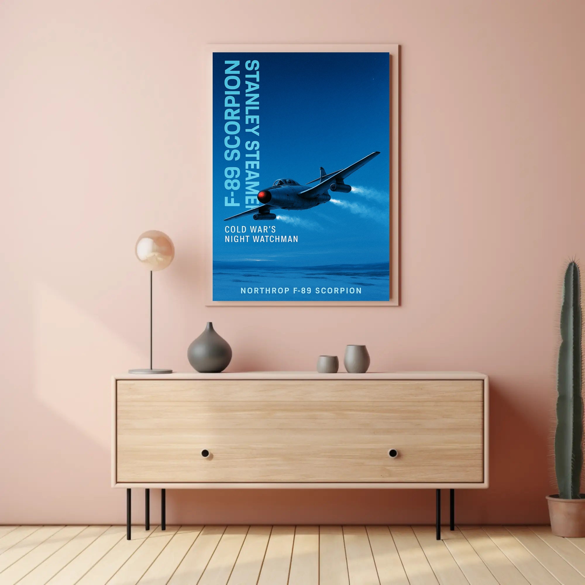 Northrop F-89 Scorpion Cold War's Night Watchman Poster PosterGoat