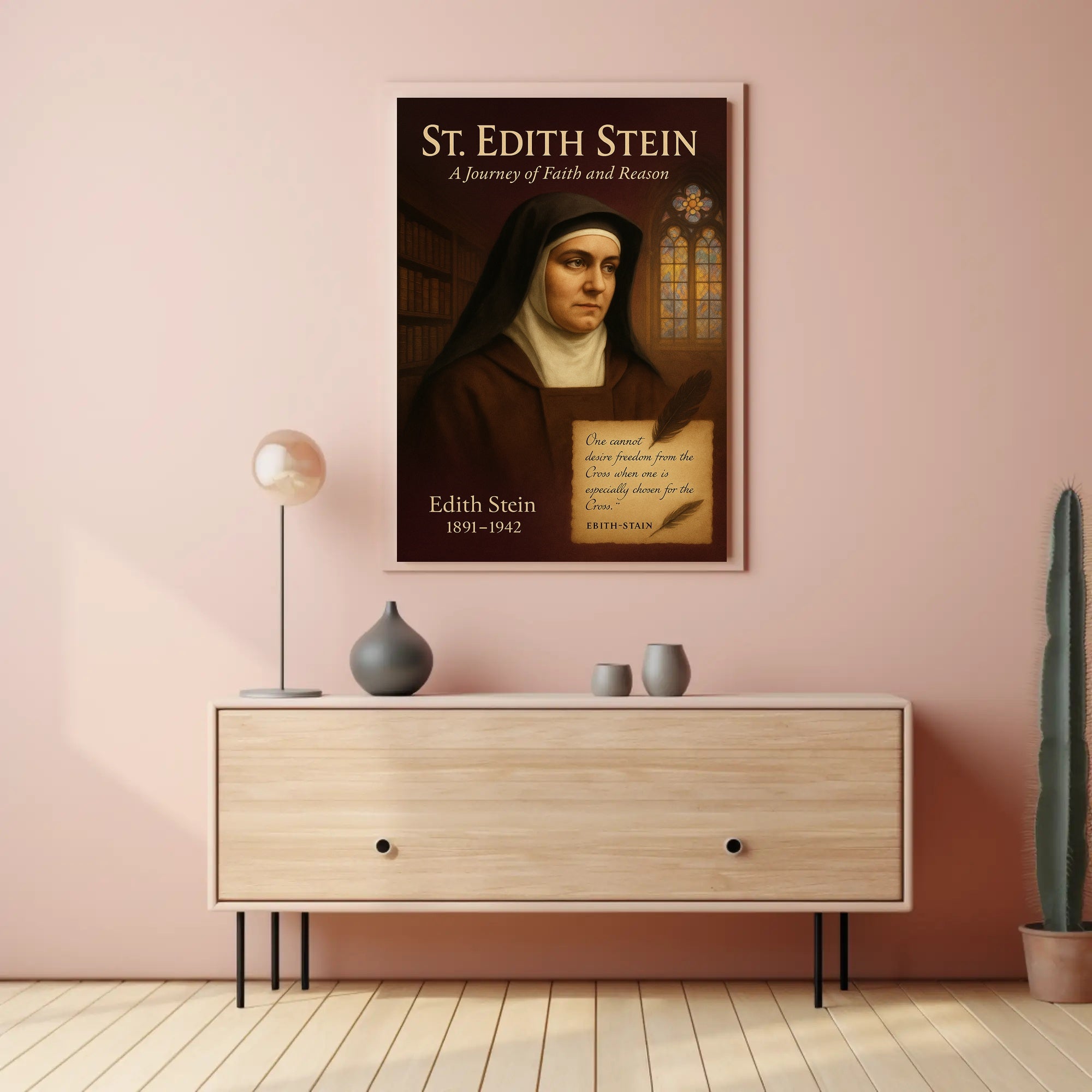 St. Edith Stein A Journey of Faith and Reason Poster PosterGoat