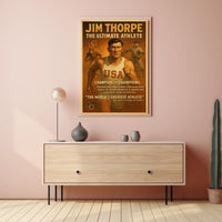 The Ultimate Athlete Tribute Jim Thorpe Poster