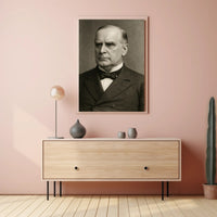 Classic Monochrome Formal Portrait Poster