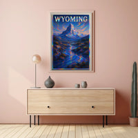 Wyoming Landscape Poster
