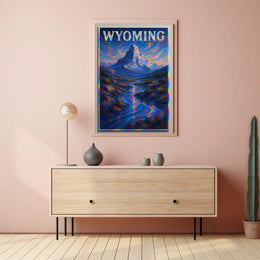 Wyoming Landscape Poster