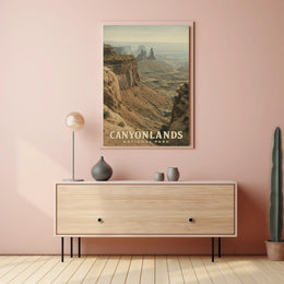 Canyonlands National Park Epic Desert Panorama Visual Wanderlust Home Decor Poster