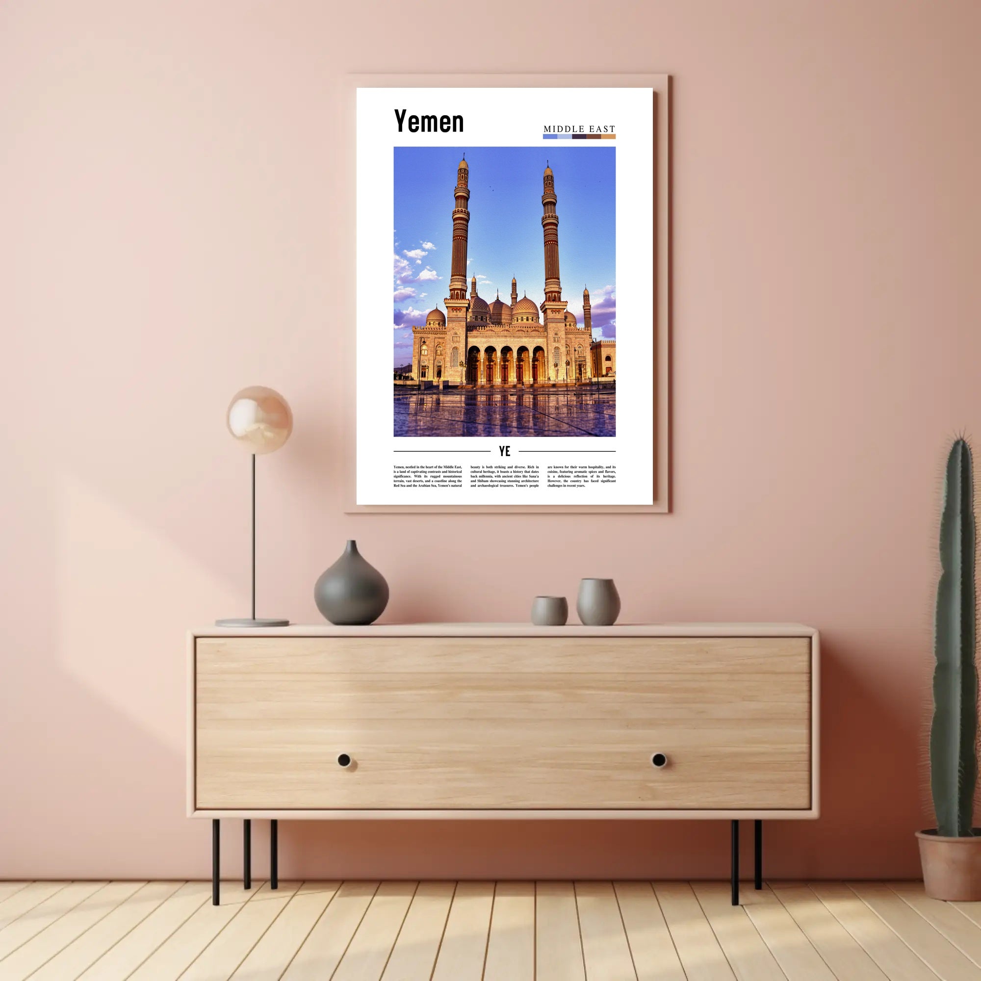 Yemen's Architectural Heritage: A Cultural or Heritage Poster PosterGoat