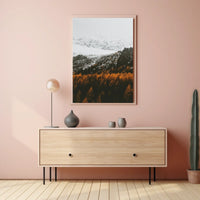 Serene Mountainous Landscape with Autumn Colors - National Park Poster