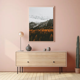 Serene Mountainous Landscape with Autumn Colors - National Park Poster