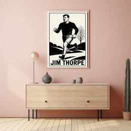 Jim Thorpe Athletic Icon Poster