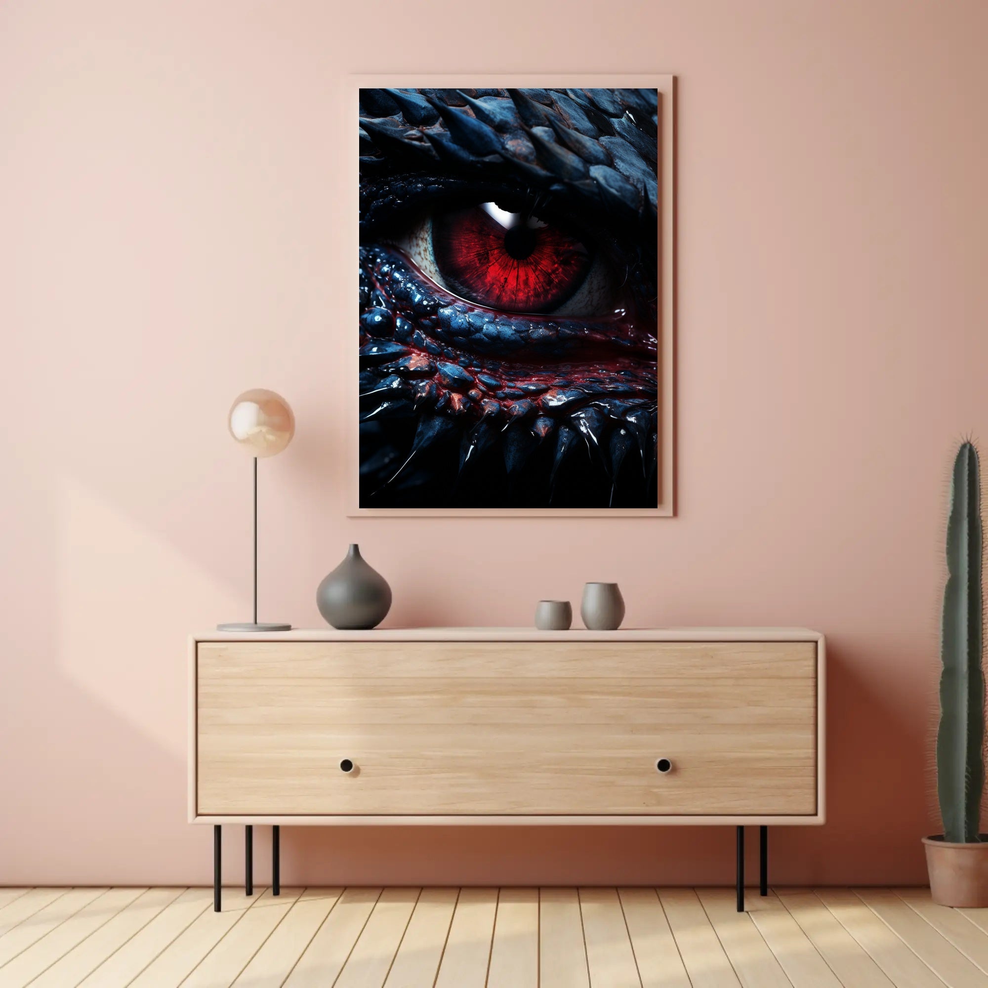 The DragonS Gaze Poster