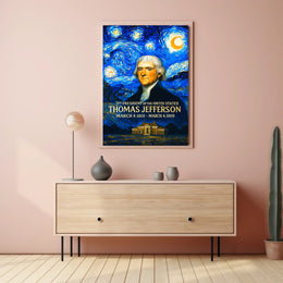 Thomas Jefferson 3rd President of the United States Presidential Masterpiece Series Poster