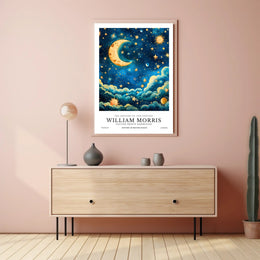 William Morris Cotton Prints Exhibition Poster