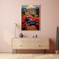 Vintage Journey Through a Dreamscape Poster