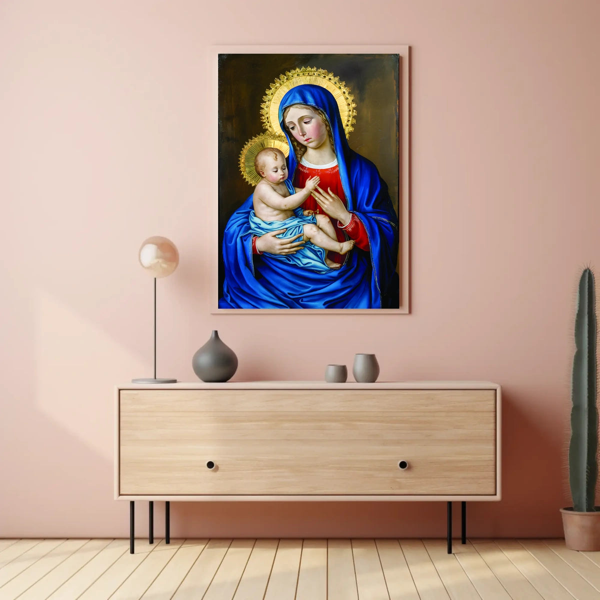 Mary and Jesus Poster