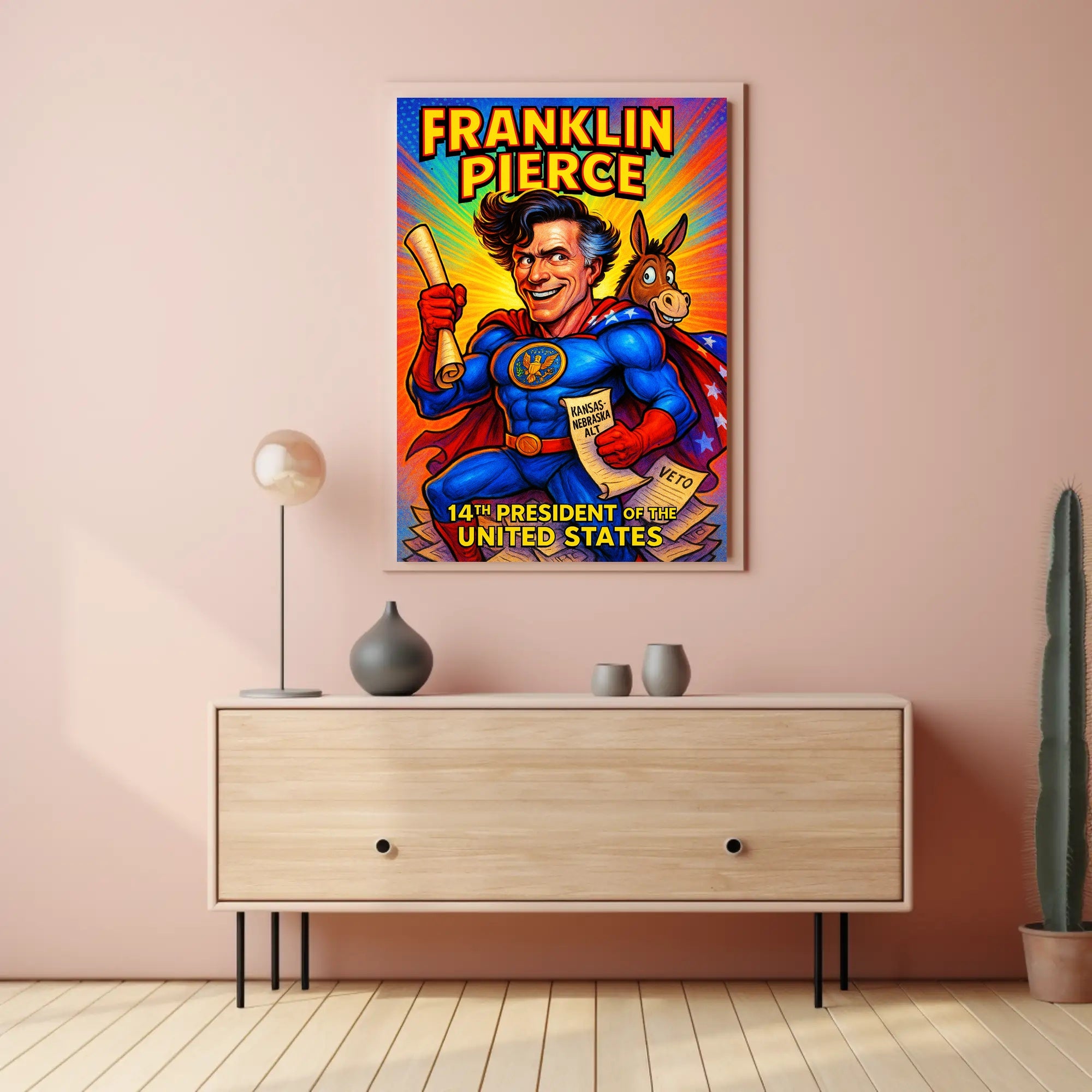 Franklin Pierce 14th President Poster PosterGoat