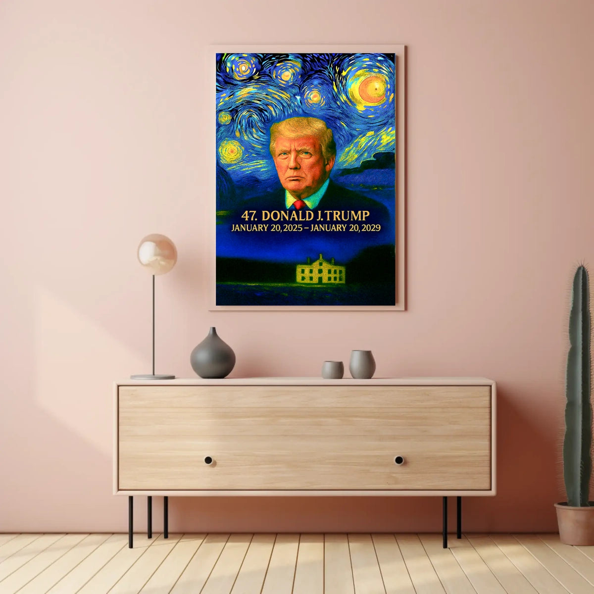 Donald Trump 47th President of the United States Presidential Masterpiece Series Poster