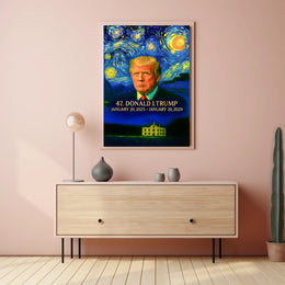 Donald Trump 47th President of the United States Presidential Masterpiece Series Poster
