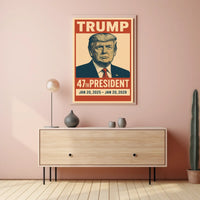 Trump 47Th President Poster