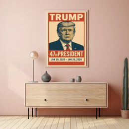 Trump 47Th President Poster