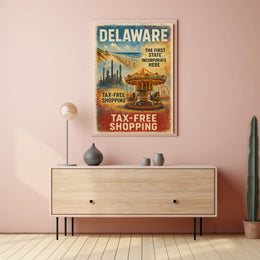 Delaware The First State Poster