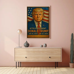 Donald Trump 47th President Poster