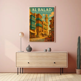 Al Balad The Colorful Old City Of Poster