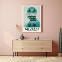 Aitutaki Cook Islands Paradise Poster