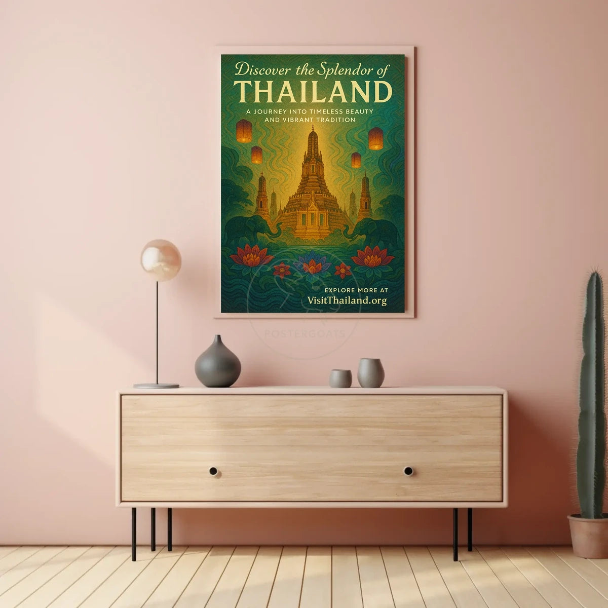 Thailand’s Mystical Beauty: Cultural or Heritage Poster
