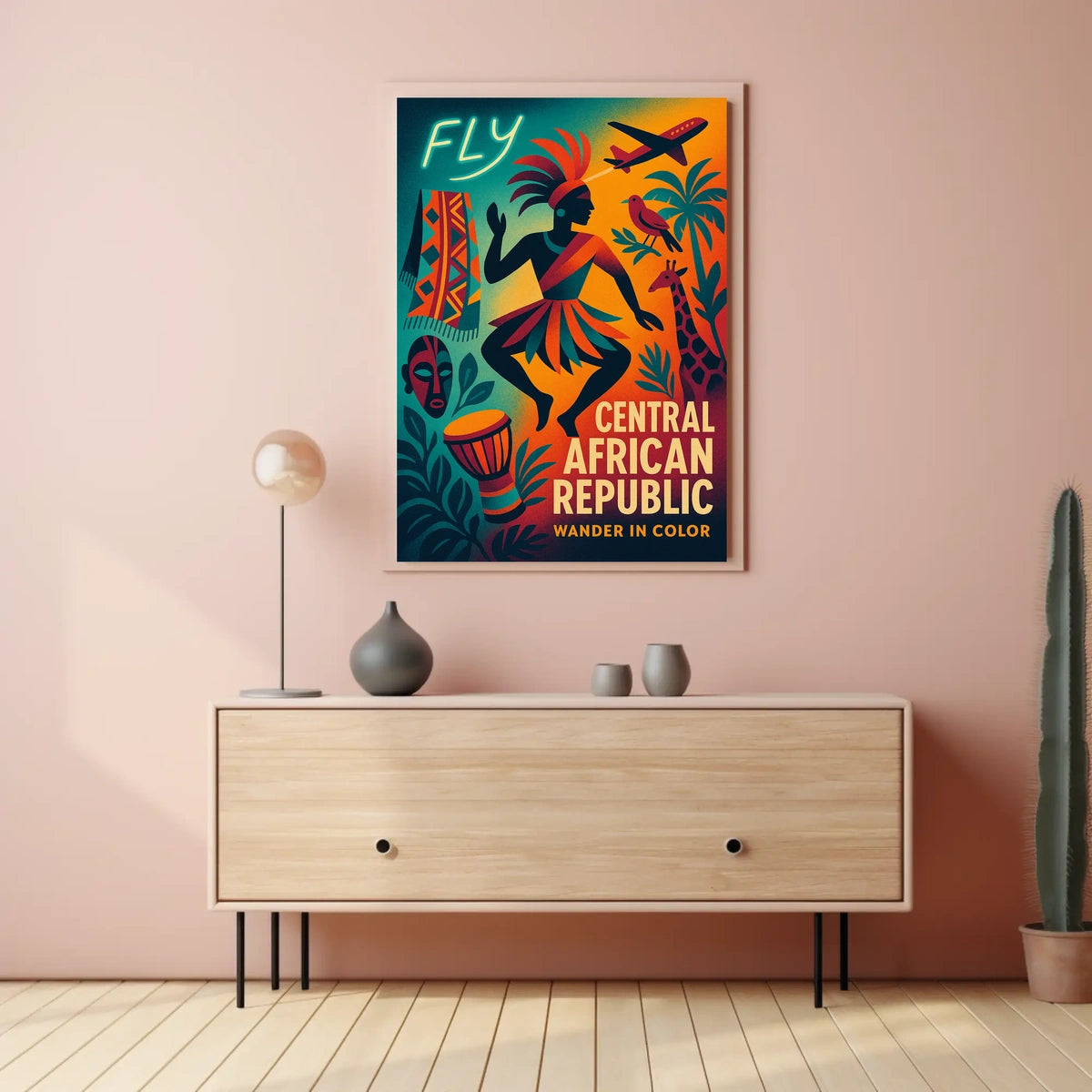 Fly to the Central African Republic Poster