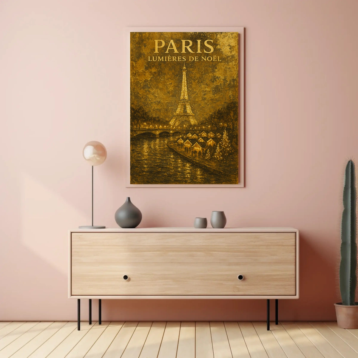Paris Lumières De Noël Poster