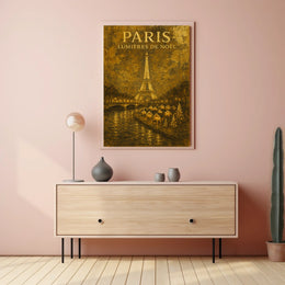 Paris Lumières De Noël Poster