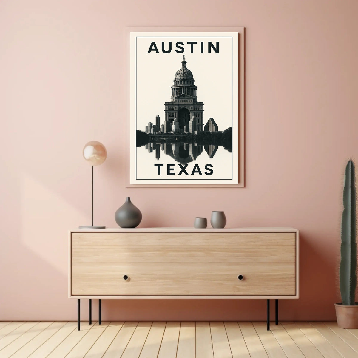 Austin, Texas Skyline Poster