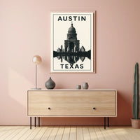 Austin, Texas Skyline Poster