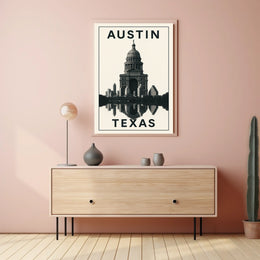 Austin, Texas Skyline Poster