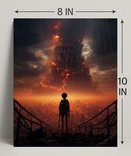 The Burning Tower Poster
