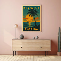 Key West Sunset Poster