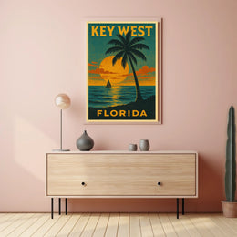 Key West Sunset Poster