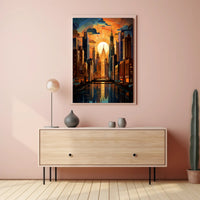Urban Sunrise Poster PosterGoat