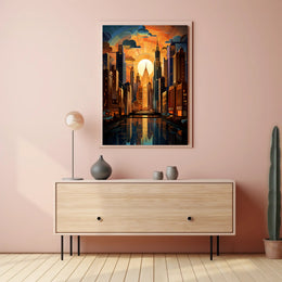 Urban Sunrise Poster PosterGoat