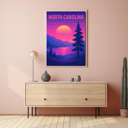 North Carolina Sunset Poster